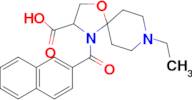 8-ethyl-4-(naphthalene-2-carbonyl)-1-oxa-4,8-diazaspiro[4.5]decane-3-carboxylic acid