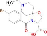 4-(4-bromobenzoyl)-8-ethyl-1-oxa-4,8-diazaspiro[4.5]decane-3-carboxylic acid