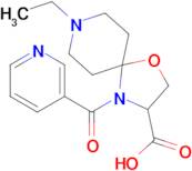 8-ethyl-4-(pyridine-3-carbonyl)-1-oxa-4,8-diazaspiro[4.5]decane-3-carboxylic acid