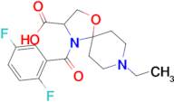 4-(2,5-Difluorobenzoyl)-8-ethyl-1-oxa-4,8-diazaspiro[4.5]decane-3-carboxylic acid