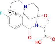 4-(4-fluorobenzoyl)-8-propyl-1-oxa-4,8-diazaspiro[4.5]decane-3-carboxylic acid