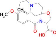 4-(4-methoxybenzoyl)-8-propyl-1-oxa-4,8-diazaspiro[4.5]decane-3-carboxylic acid