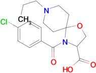 4-(4-chlorobenzoyl)-8-propyl-1-oxa-4,8-diazaspiro[4.5]decane-3-carboxylic acid