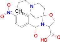 4-(4-nitrobenzoyl)-8-propyl-1-oxa-4,8-diazaspiro[4.5]decane-3-carboxylic acid