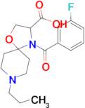 4-(3-fluorobenzoyl)-8-propyl-1-oxa-4,8-diazaspiro[4.5]decane-3-carboxylic acid