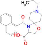 4-(naphthalene-1-carbonyl)-8-propyl-1-oxa-4,8-diazaspiro[4.5]decane-3-carboxylic acid