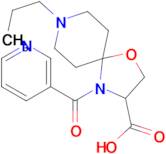 8-propyl-4-(pyridine-3-carbonyl)-1-oxa-4,8-diazaspiro[4.5]decane-3-carboxylic acid