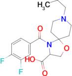 4-(3,4-difluorobenzoyl)-8-propyl-1-oxa-4,8-diazaspiro[4.5]decane-3-carboxylic acid