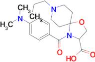 4-[4-(dimethylamino)benzoyl]-8-propyl-1-oxa-4,8-diazaspiro[4.5]decane-3-carboxylic acid