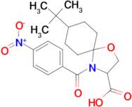 8-tert-butyl-4-(4-nitrobenzoyl)-1-oxa-4-azaspiro[4.5]decane-3-carboxylic acid