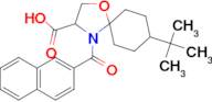 8-tert-butyl-4-(naphthalene-2-carbonyl)-1-oxa-4-azaspiro[4.5]decane-3-carboxylic acid