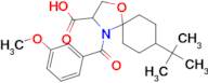 8-tert-butyl-4-(3-methoxybenzoyl)-1-oxa-4-azaspiro[4.5]decane-3-carboxylic acid