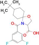 8-tert-butyl-4-(3,5-difluorobenzoyl)-1-oxa-4-azaspiro[4.5]decane-3-carboxylic acid