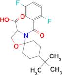 8-tert-butyl-4-(2,5-difluorobenzoyl)-1-oxa-4-azaspiro[4.5]decane-3-carboxylic acid