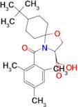 8-tert-butyl-4-(2,4,6-trimethylbenzoyl)-1-oxa-4-azaspiro[4.5]decane-3-carboxylic acid