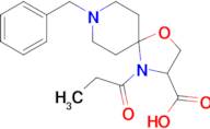 8-benzyl-4-propanoyl-1-oxa-4,8-diazaspiro[4.5]decane-3-carboxylic acid