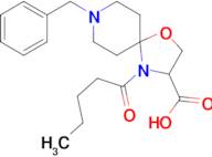 8-benzyl-4-pentanoyl-1-oxa-4,8-diazaspiro[4.5]decane-3-carboxylic acid