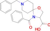 4-benzoyl-8-benzyl-1-oxa-4,8-diazaspiro[4.5]decane-3-carboxylic acid