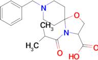 8-benzyl-4-(2-methylpropanoyl)-1-oxa-4,8-diazaspiro[4.5]decane-3-carboxylic acid