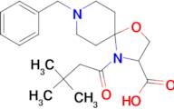 8-benzyl-4-(3,3-dimethylbutanoyl)-1-oxa-4,8-diazaspiro[4.5]decane-3-carboxylic acid