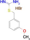 {[(3-methoxyphenyl)methyl]sulfanyl}methanimidamide hydrobromide