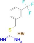 ({[3-(trifluoromethyl)phenyl]methyl}sulfanyl)methanimidamide hydrobromide