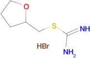 {[(oxolan-2-yl)methyl]sulfanyl}methanimidamide hydrobromide