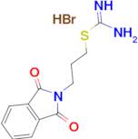 {[3-(1,3-dioxo-2,3-dihydro-1H-isoindol-2-yl)propyl]sulfanyl}methanimidamide hydrobromide