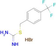 ({[4-(trifluoromethyl)phenyl]methyl}sulfanyl)methanimidamide hydrobromide