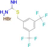 ({[3,5-bis(trifluoromethyl)phenyl]methyl}sulfanyl)methanimidamide hydrobromide