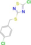 5-chloro-3-{[(4-chlorophenyl)methyl]sulfanyl}-1,2,4-thiadiazole
