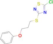 5-chloro-3-[(3-phenoxypropyl)sulfanyl]-1,2,4-thiadiazole