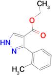 ethyl 5-(2-methylphenyl)-1H-pyrazole-4-carboxylate