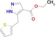 ethyl 5-[(thiophen-2-yl)methyl]-1H-pyrazole-4-carboxylate