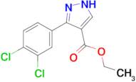 ethyl 5-(3,4-dichlorophenyl)-1H-pyrazole-4-carboxylate