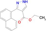 ethyl 5-(naphthalen-1-yl)-1H-pyrazole-4-carboxylate