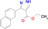 ethyl 5-(naphthalen-2-yl)-1H-pyrazole-4-carboxylate