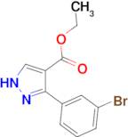 ethyl 5-(3-bromophenyl)-1H-pyrazole-4-carboxylate