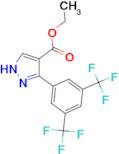 ethyl 5-[3,5-bis(trifluoromethyl)phenyl]-1H-pyrazole-4-carboxylate