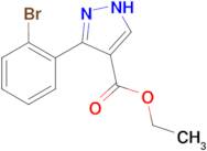 ethyl 5-(2-bromophenyl)-1H-pyrazole-4-carboxylate