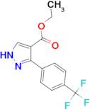 ethyl 5-[4-(trifluoromethyl)phenyl]-1H-pyrazole-4-carboxylate