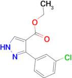 ethyl 5-(3-chlorophenyl)-1H-pyrazole-4-carboxylate