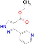 ethyl 5-(pyridin-3-yl)-1H-pyrazole-4-carboxylate