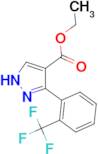 ethyl 5-[2-(trifluoromethyl)phenyl]-1H-pyrazole-4-carboxylate