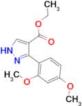 ethyl 5-(2,4-dimethoxyphenyl)-1H-pyrazole-4-carboxylate