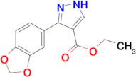 ethyl 5-(2H-1,3-benzodioxol-5-yl)-1H-pyrazole-4-carboxylate