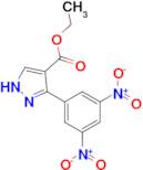 ethyl 5-(3,5-dinitrophenyl)-1H-pyrazole-4-carboxylate