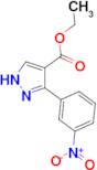 ethyl 5-(3-nitrophenyl)-1H-pyrazole-4-carboxylate