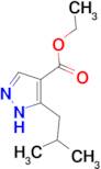 ethyl 5-(2-methylpropyl)-1H-pyrazole-4-carboxylate