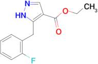 ethyl 5-[(2-fluorophenyl)methyl]-1H-pyrazole-4-carboxylate